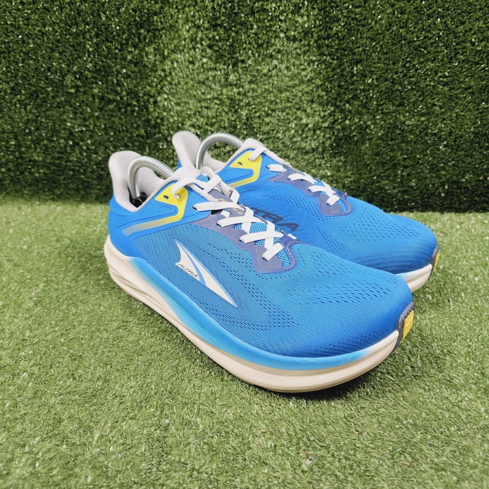 Altra Torin 8 Blue Yellow Athletic Road Running Sneakers Mens Size 8.5 Wide